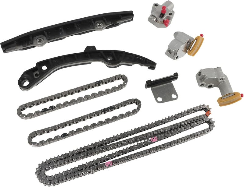 Autodevil Store Timing Chain Kit 3.7L Compatible with 2009-2013 370Z, for 2008-2013 G37, for 2013 FX37 for 2014 QX70 VQ37VHR 3.7L Automotive Engine Replacement Parts with Tensioner, Guide Rail - Image 1